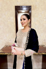 IVORY PINK RESHAM