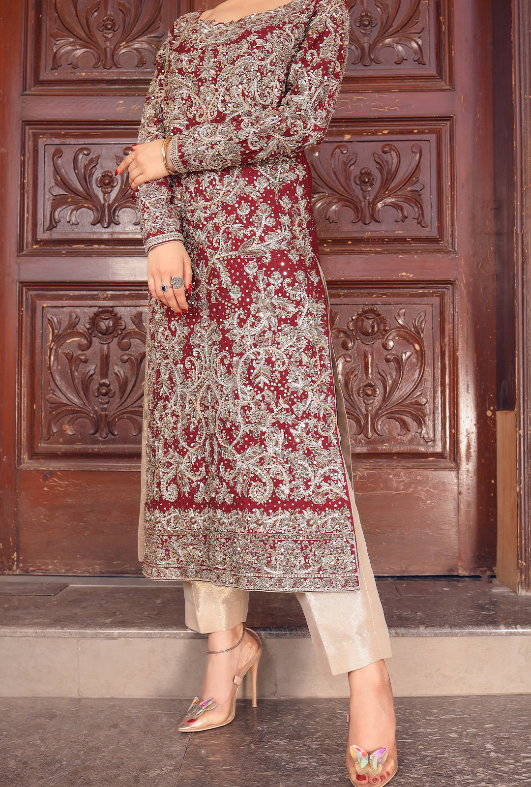 HOT RED HAND WORK SHIRT USC - 151