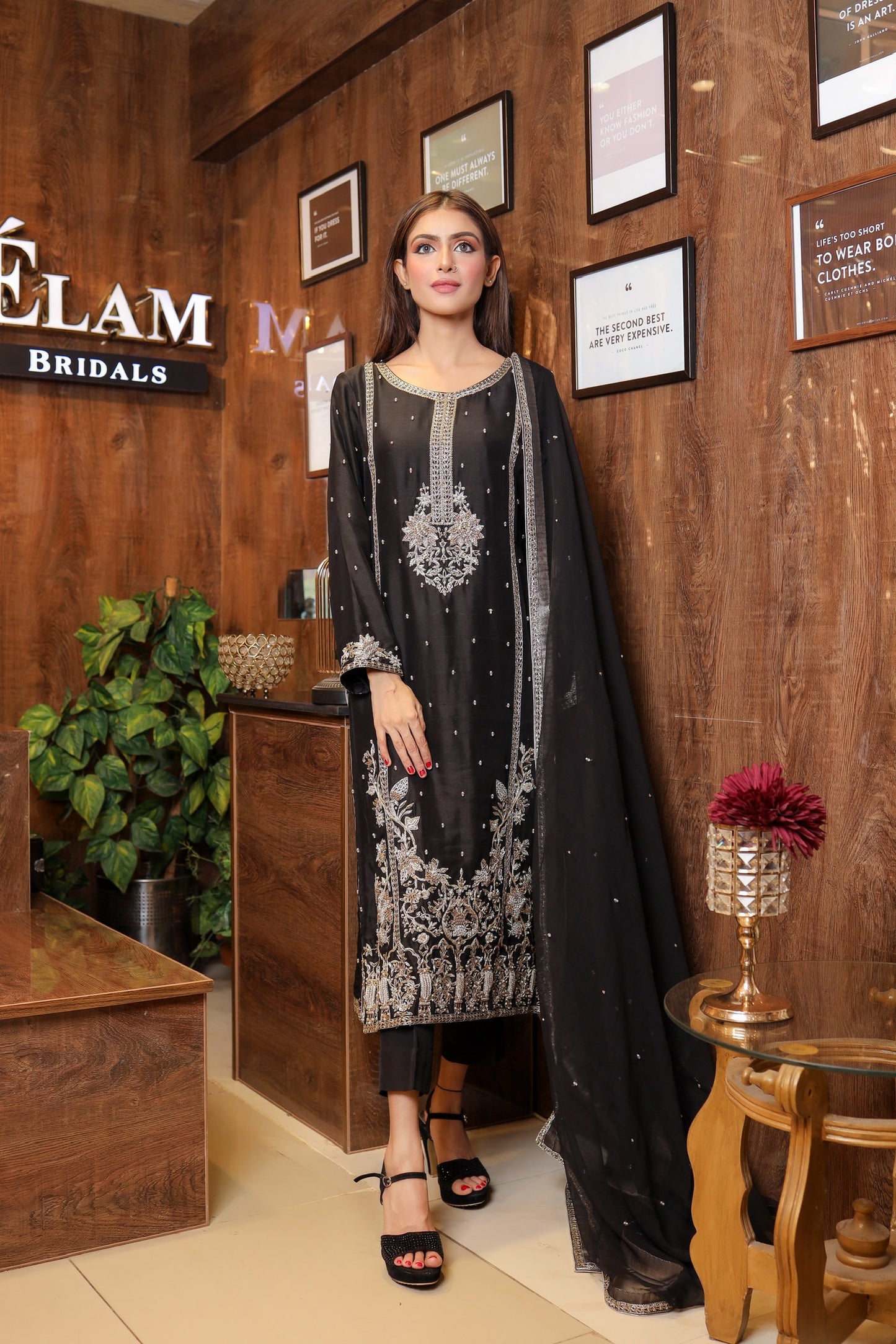 ONYX BLACK HANDWORK SHIRT USC-155