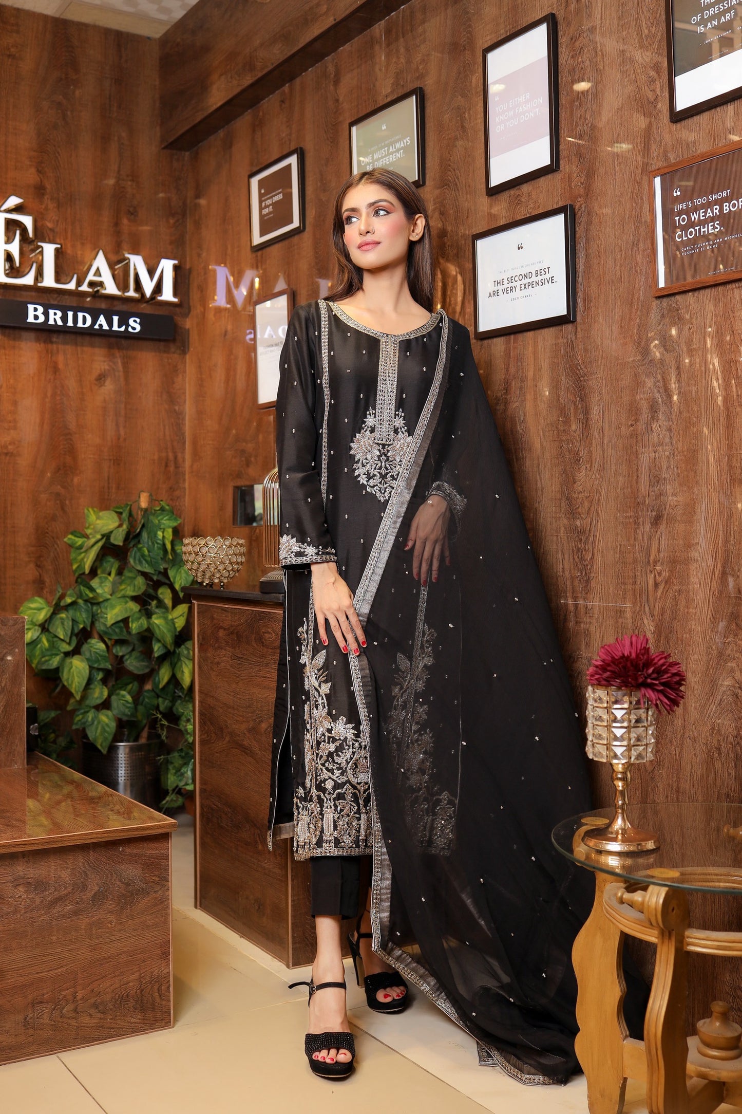 ONYX BLACK HANDWORK SHIRT USC-155