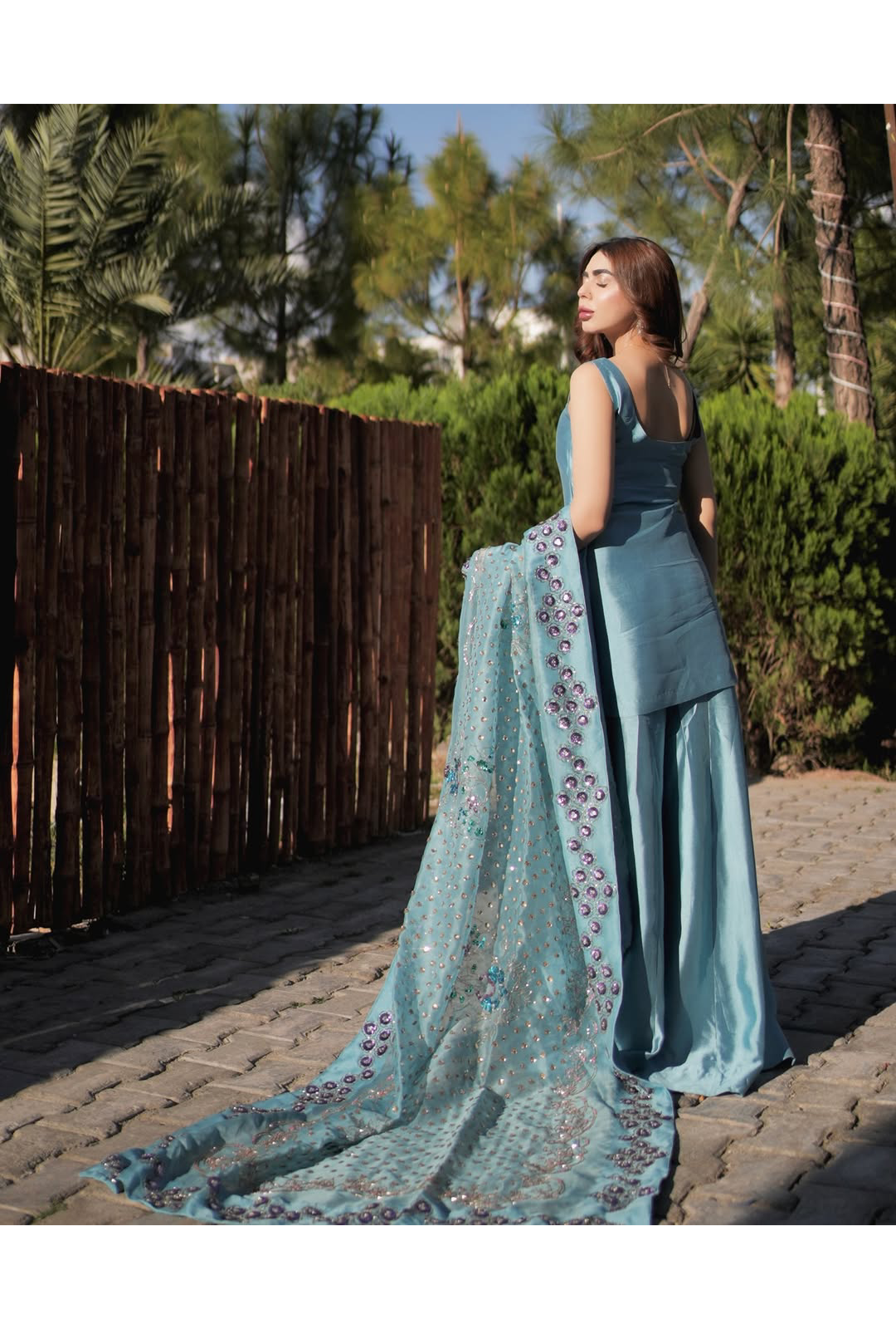 AQUA HEAVY DUPATTA