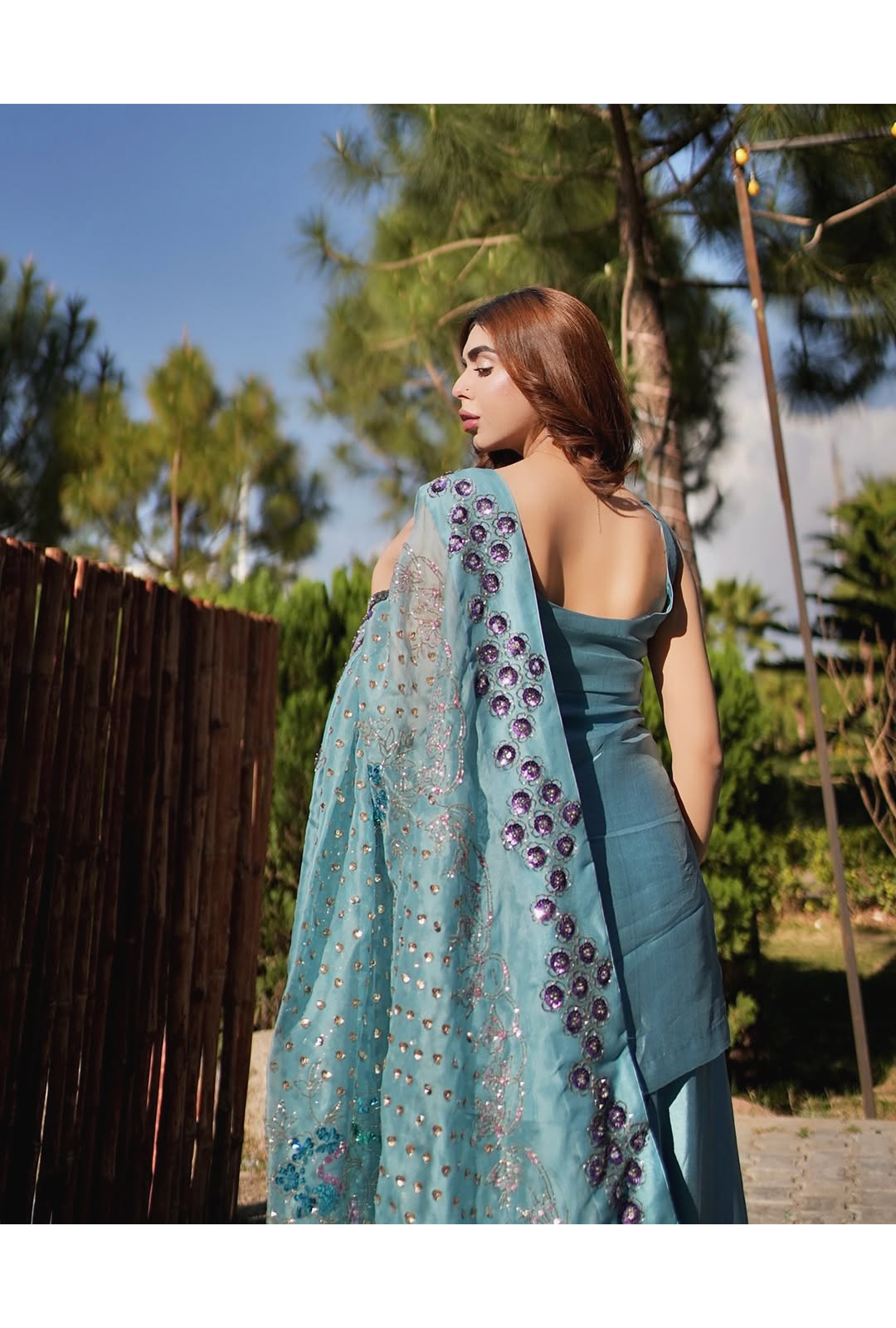 AQUA HEAVY DUPATTA