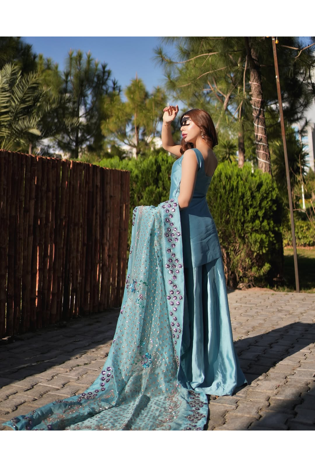 AQUA HEAVY DUPATTA