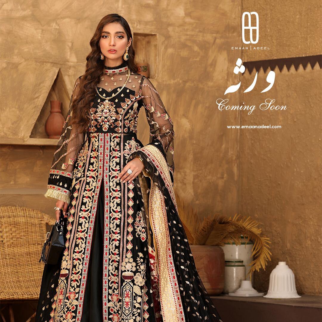 Buy Pakistani Designer Chiffon Dresses Collections 2021 - Usama Silk