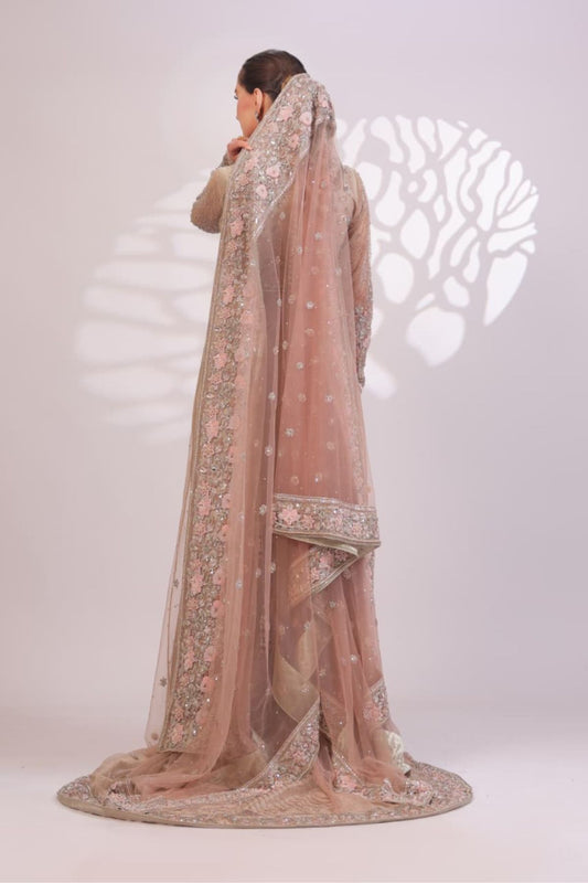 Pakistani Bridal Wear For Barat, Walima & Mehndi Usama Silk Pakistani Bridal Wear For Barat, Walima & Mehndi Usama Silk