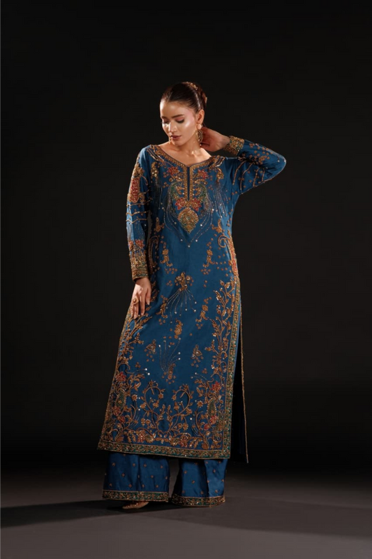 Pakistani Wedding Formal Dresses Usama Silk Pakistani Wedding Formal Dresses Usama Silk