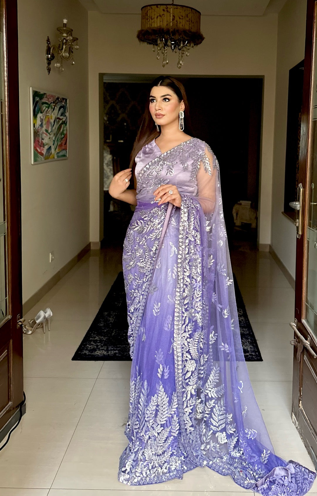 PURPLE AND SILVER SEQUENCE SAARI USC - 158