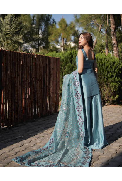 AQUA HEAVY DUPATTA