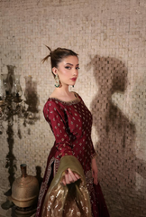 MEHROON SHORT SHIRT